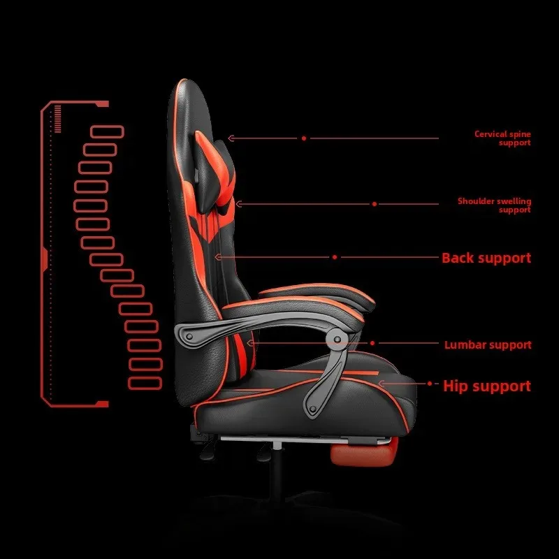 Massage - eスポーツ用チェア、ライト付き、Bluetoothスピーカー内蔵、LEDディスプレイ、ゲーミングチェア、アンカーチェア、マッサージチェア、リクライニング機能付きゲーミングチェア