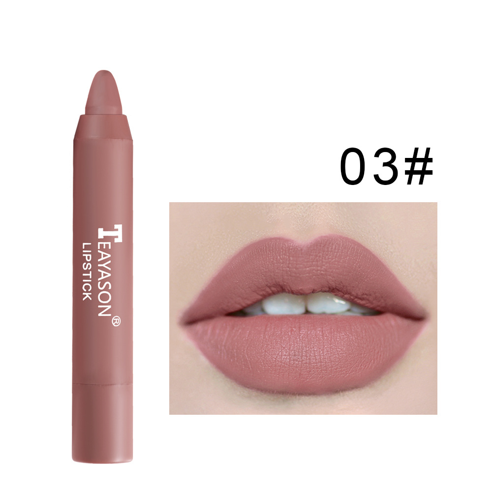 ヌードカラーのベルベットマットリップペンシル。ウォータープル - Matte Velvet Lip Tint Long Lasting のレビューと価格