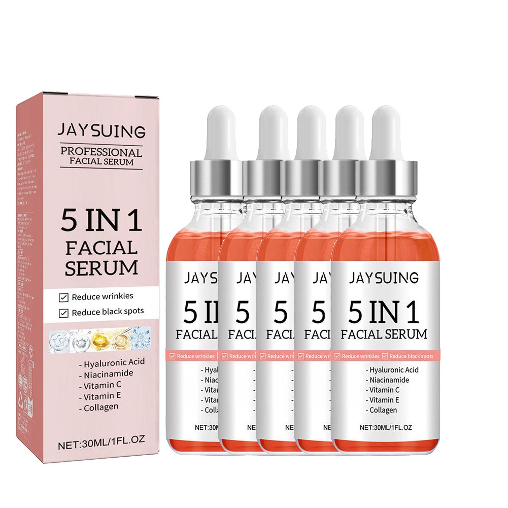 5 in 1 ビタミンC＆ヒアルロン酸フェイスセラム、引き締 - Hyaluronic Acid Facial Serum のレビューと価格