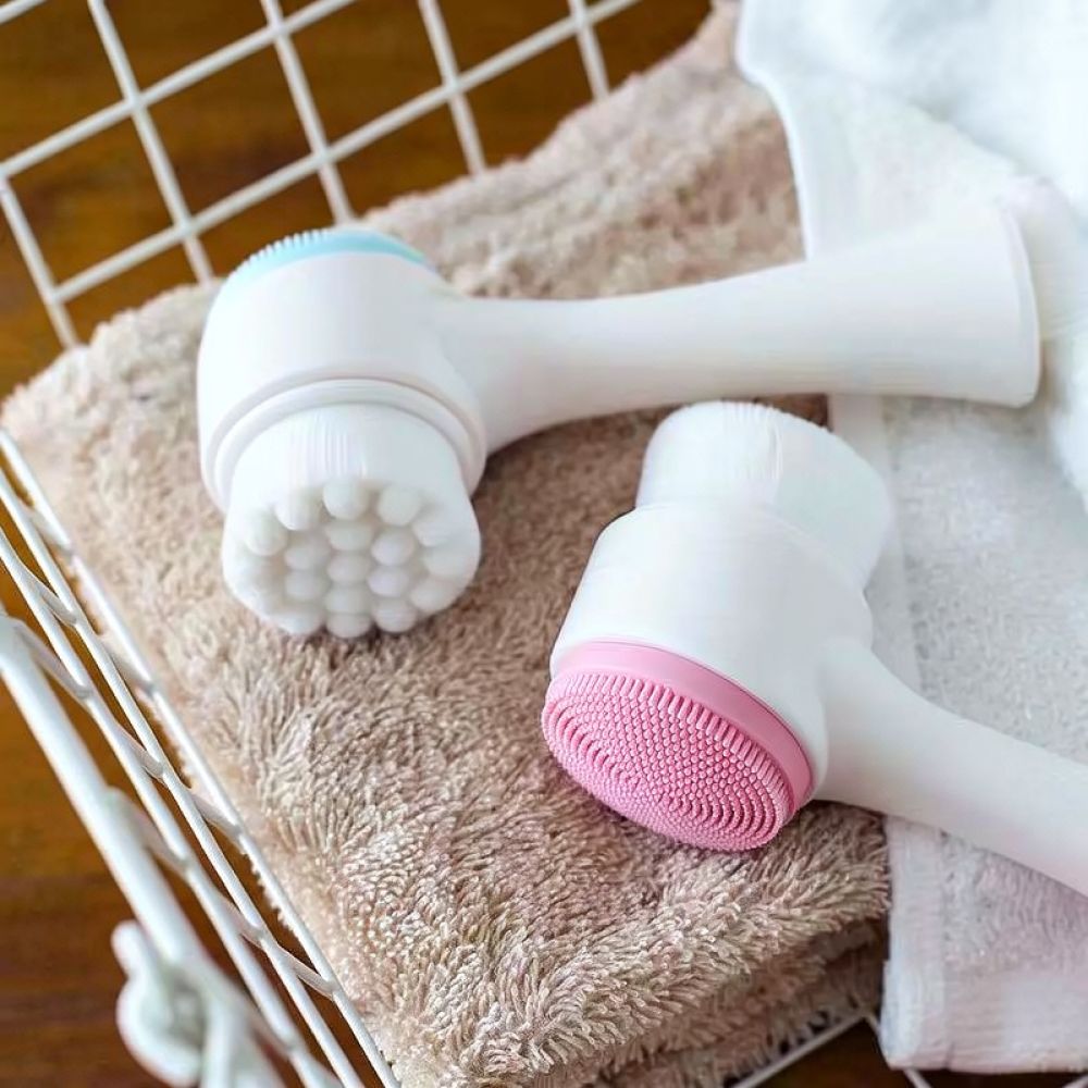シリコン製フェイシャルクレンジングブラシ、両面スクラバー、柔 - Silicone Face Scrubber Electric のレビューと価格