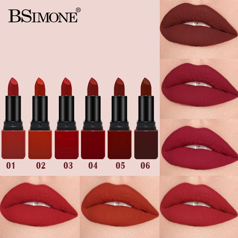 ベルベットマットリップグロス - 防水、保湿、長持ちする赤い - Matte Velvet Lip Tint Long Lasting のレビューと価格